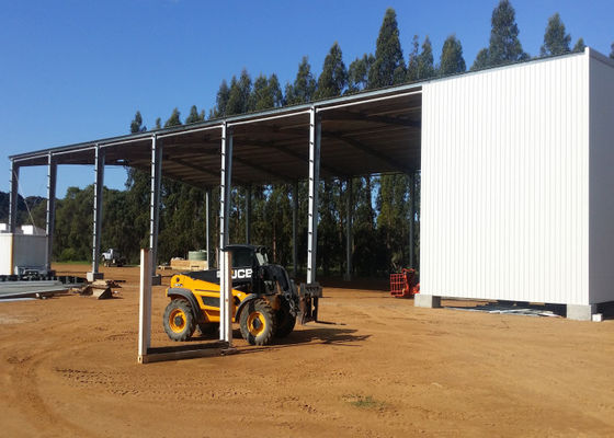 Alkyd Primer Gable Frame Prefabricated Steel Structure