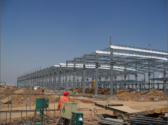 Prefabricated Steel Frame Structure Construction Commodity Storage Warehouse