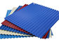 Galvanized Ppgi Colour Coated Sheets Corrugated Steel Panels For Roof / Wall