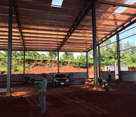 110mm Downpipe Prefabricated Steel Structure Warehouse