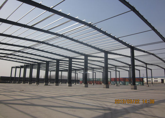 Welded EPS Roof DFT 80um Steel Structure Warehouse
