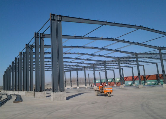 Gable frame prefabricated industrial steel structure warehouse