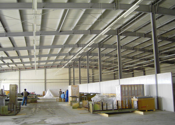 C80 Purlin Q235 Portal 0.5mm Wall Prefab Warehouse Building