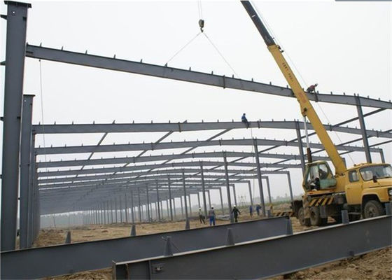 Energy Saving Prefabricated Hall Metal Frame Steel Structure Construction