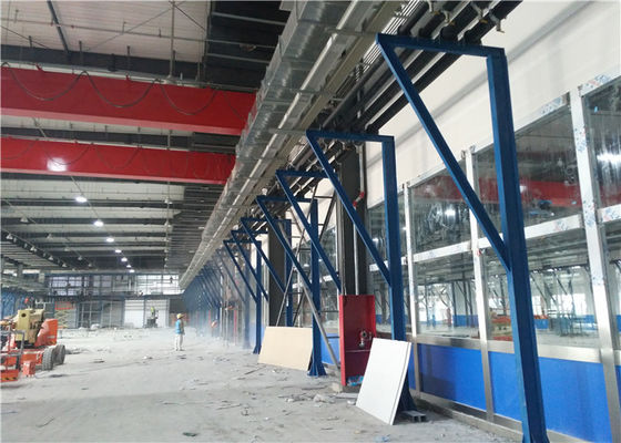 60m Span G550 Fireproof Steel Structure Construction