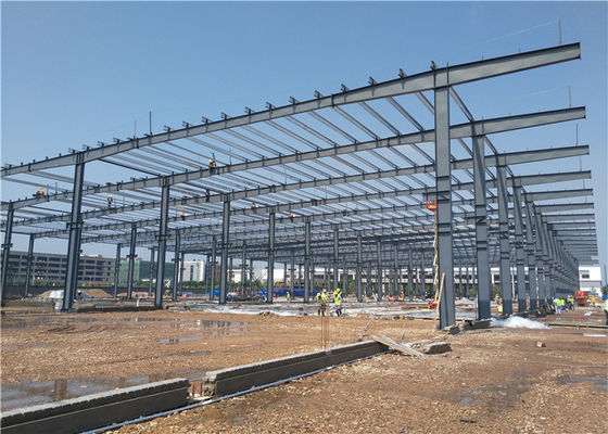 Low Cost Large-Span Prefabricated Light Steel Structure Frame Warehouse Building Construction