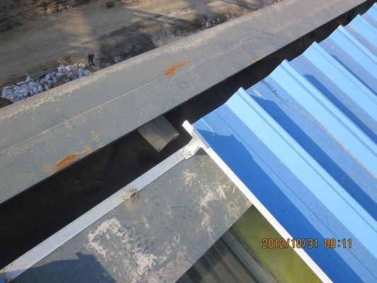 Edge 0.4mm Sandwich Panel 120km/H Steel Warehouse Construction