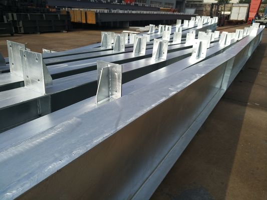 Galvanized Or Painted Prefabricated Steel Structures Beam And Column
