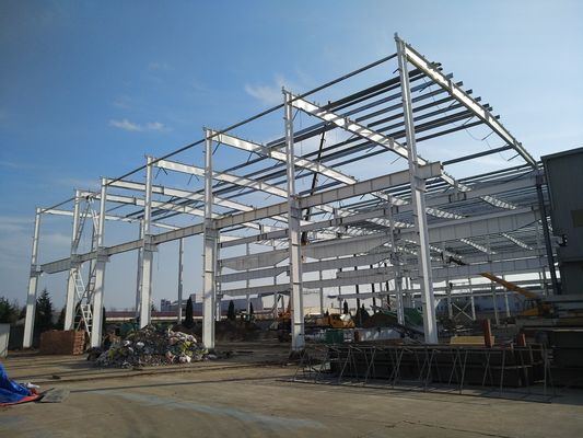 Portal Frame Prefabricated Steel Structure Workshop Building Construction