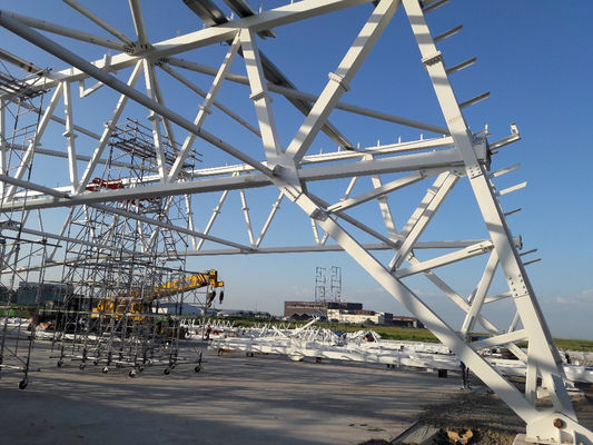 Long Span Roof Truss Structural Steel Fabrication And Construction Solution