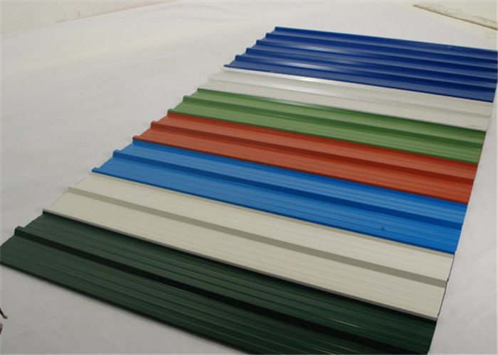 Prepainted Corrugated Steel Roofing Sheets Gi / Ppgi / Ppgl Coated