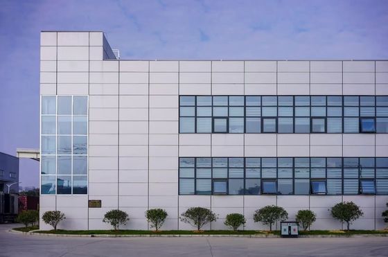 Long Life Span Beautiful Cladding Prefabricated Metal Structure Workshop Building