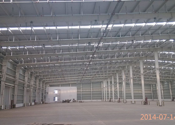 Galvanized steel structure prefabricated warehouse with steel frame use life 50 years