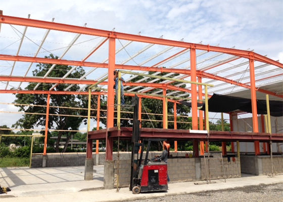 Industrial Portable Hall Steel Structure Warehouse Prefab Custom Color