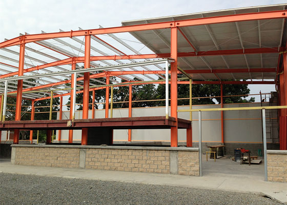 Industrial Portable Hall Steel Structure Warehouse Prefab Custom Color