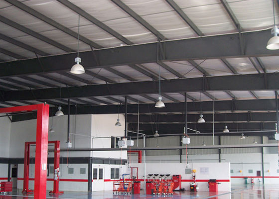 Steel Framing Car Showroom Building Exhibition Hall With Glass Curtain