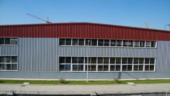 PVC Window Corrugated Steel Plate Q235 Modern Steel Construction