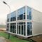 Easy Intall Flat Pack Prefab Container Homes Office With Glass Curtain Wall