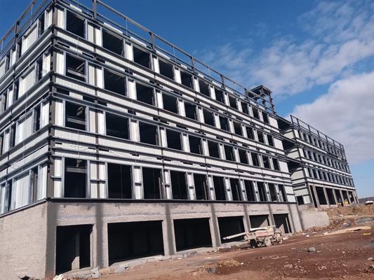 Industrial High Strength Multi Storey Frame Design Structural Steel Building Construction