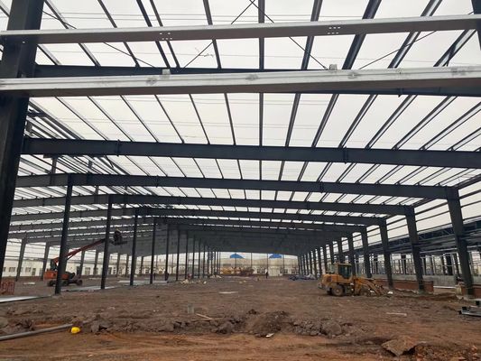 Cladding Portal Rigid Framework Steel Structure Factory Building Project