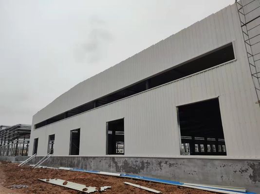 Cladding Portal Rigid Framework Steel Structure Factory Building Project