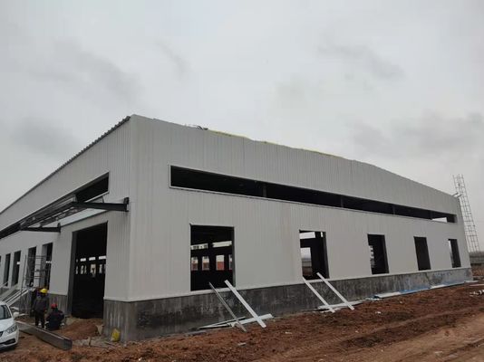 Cladding Portal Rigid Framework Steel Structure Factory Building Project