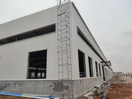 Cladding Portal Rigid Framework Steel Structure Factory Building Project