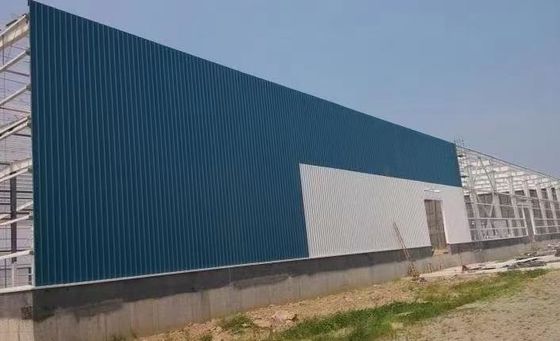 Long Life Span Beautiful Cladding Prefabricated Metal Structure Workshop Building