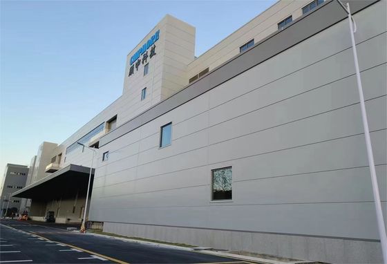 Painted Portal Rigid Frame Prefabricated Steel Structure Warehouse For Efficiency And Stability