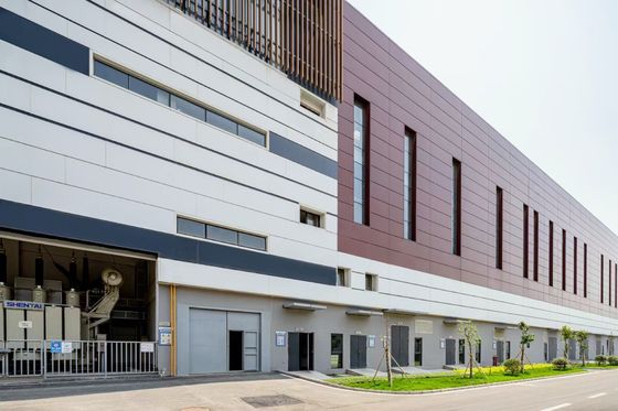 GB Steel Structural Warehouse Construction With Beautiful Outlooks Design And Prefabricated For Distribution