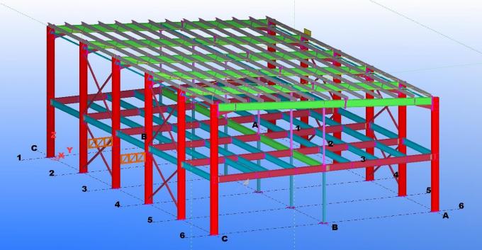 Well Designed Pre Engineered Structural Steel Framework Building ...